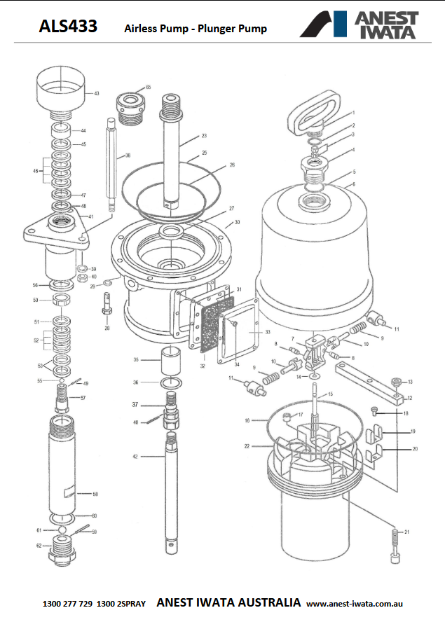 ALS433 - Anest Iwata Airless Spray Unit